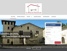 Tablet Screenshot of lemarcheimmobilier.fr